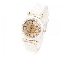 FASHION NEW GENEVA DIAMANTE DIAL Sport Women Watch Bangle Quartz Wristwatch ODM8