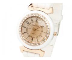 FASHION NEW GENEVA DIAMANTE DIAL Sport Women Watch Bangle Quartz Wristwatch ODM8